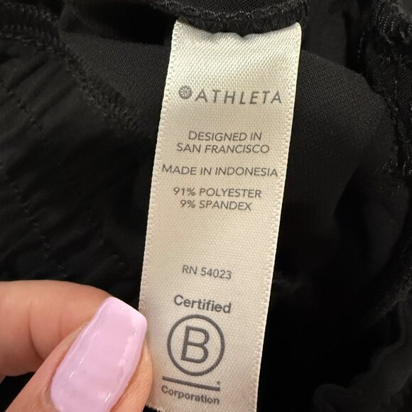 Athleta Metropolis Straight Leg Pant Black Size 6 - Picture 7 of 10